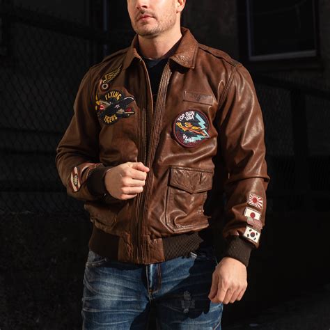 flying tigers leather jacket